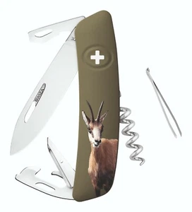 SWIZA D05 COLECCIÓN HUNTING NAVAJA MULTITOOL w. SIERRA/GAMUZA ** NUEVO ** - Imagen 1 de 2