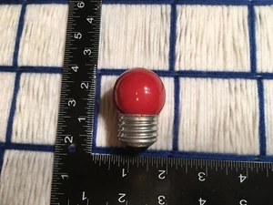 rudolph the reindeer nose frostie santa frosty FIRE ENGINE RED LIGHT BULB 7w S11 - Picture 1 of 4