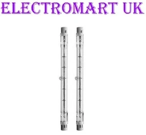 2 X 150W WOLFRAM HALOGEN DOPPELENDIGE LAMPEN GLÜHBIRNEN 78MM - Bild 1 von 1