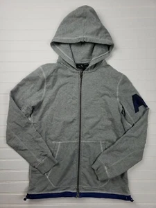 Armani Exchange A|X Women's Full Zip Light Gray Cotton Hooded Jacket Hoodie S - Picture 1 of 4