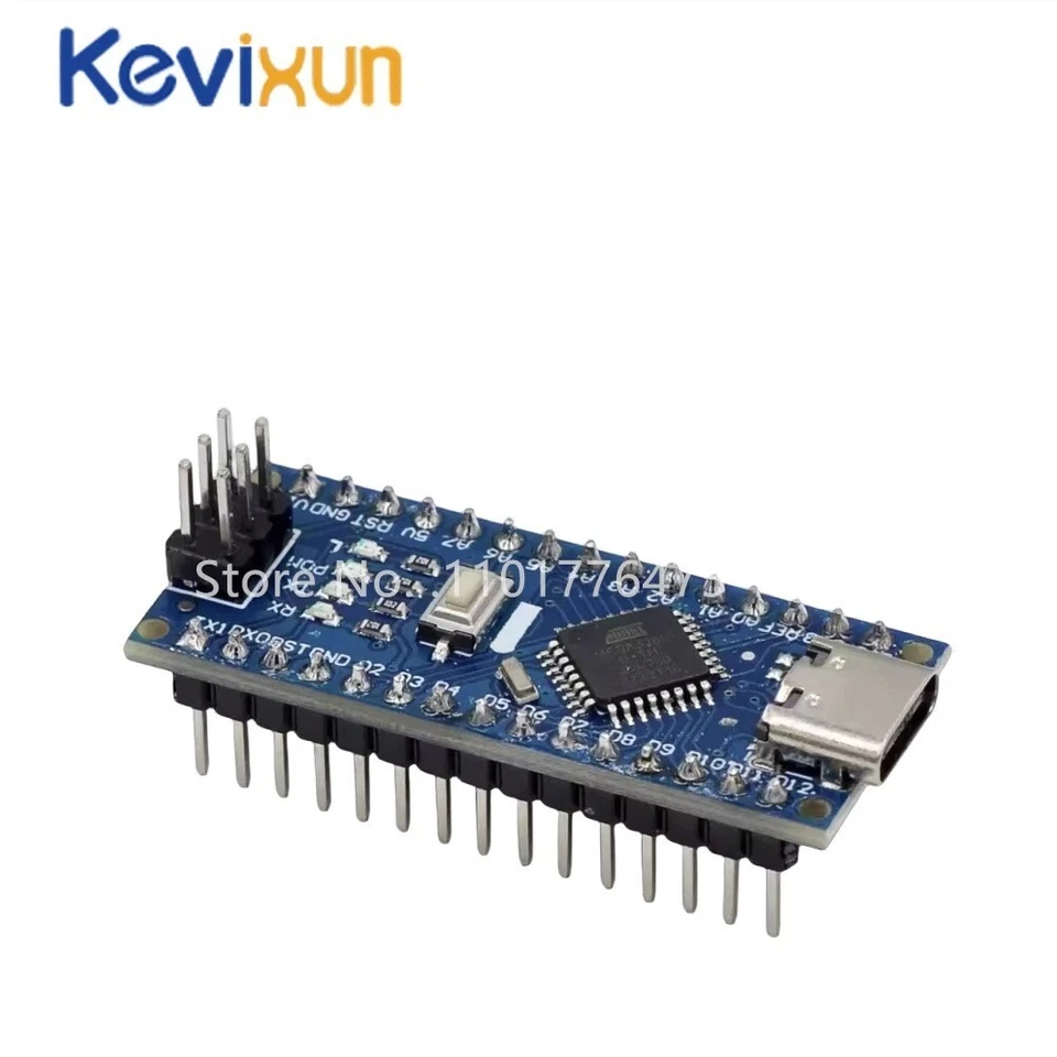 Arduino Nano V3 with USB-C, 16MHz, Bootloader-Compatible Controller - Bild 1 von 1