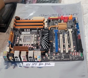 ASUS P6T Deluxe LGA1366 Intel X58 DDR3-1600 ATX Motherboard rev 1.02 g - Bild 1 von 1