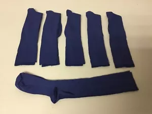Calze Coolmax a compressione Nurse Mates nuove senza etichette medie 6 paia blu #652L - Foto 1 di 3
