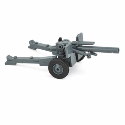 Military Weapon Gun WW2 Gun Cannon German Soviet Soldier Building Blocks Toy DIY - Image 1 of 4