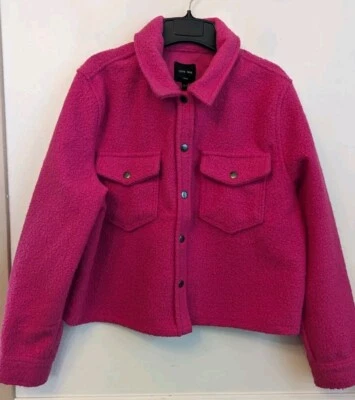 Camarra de peluche Love Tree rosa caliente corta talla L Foto 1 de 4