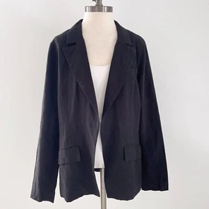 Blanc Noir Blazer schwarz Leinenmischung Größe XL - Bild 1 von 11