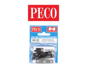 Peco NR-122 15 ft distancia entre ejes vagón chasis acero tipo suela kit calibre N - Imagen 1 de 1
