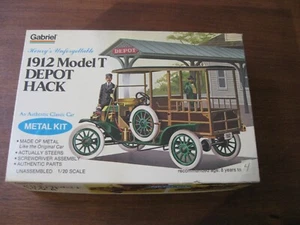 Gabriel 1912 Model T Depot Hack Metallbausatz von Gabriel 100% KOMPLETT # 4 - Bild 1 von 9