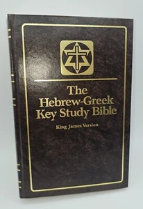 Hebrew Greek Key Study Bible KJV Spiros Zodhiates Hardcover 1988 Baker House - Picture 1 of 13