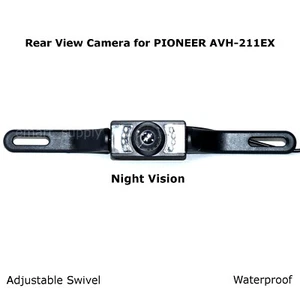 Nuova telecamera posteriore backup targa notturna per PIONEER AVH211EX AVH-211EX  - Foto 1 di 2