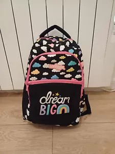 Mochila escolar SMIGGLE Dream Big Rainbow negra rosa multicolor USADA - Imagen 1 de 15