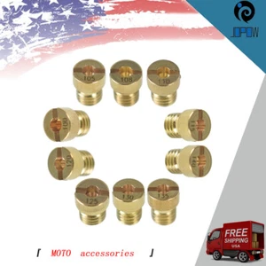 10pcs Carburetor Main Jet Kit For PWK OKO CVK 100 105 108 110 115……140 - Foto 1 di 8