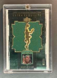 PAUL PIERCE 2003-04 Exquisite Collection Extra Exquisite Jersey 02/25 - Foto 1 di 2
