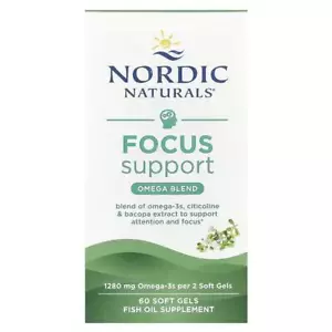 Nordic Naturals, Focus Support, Omega Blend, 60 Soft Gels - Bild 1 von 2