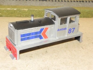 Model Power Parts Custom Amtrak #87 Locomotive Switcher Shell w/ Added Lighting - Picture 1 of 7