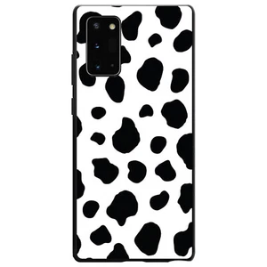 Hard Case Cover for Samsung Galaxy Note Black White Cow Dalmatian Spots - Picture 1 of 7