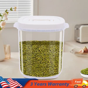 Large Airtight Food Storage Bin Dry Food Flour Rice Bean Container w/ Lid 20 lbs - Picture 1 of 17