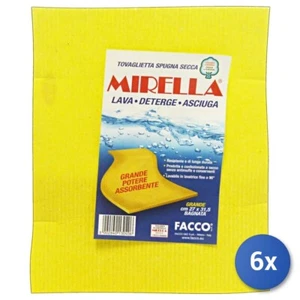 6x Mirella Pannospugna Grande 1 Pezzi 27X31 Cm. - Foto 1 di 2
