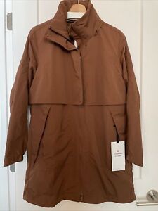 NWT Lululemon Women's Always Effortless Long Jacket RTDB Roasted Brown Sz 6 $198