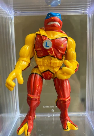 RARE 1998 Mirage Studios Playmates TMNT Camo Blitz Leonardo Action Figure Cover