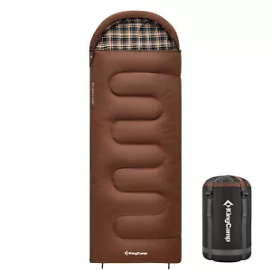 KINGCAMP Deckenschlafsack Cloud 400 Winter Schlafsack Baumwolle XL Breit -15°C - Bild 1 von 10