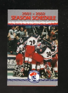 Horario de bolsillo Des Moines Buccaneers 2001-02 Wells Fargo USHL - Imagen 1 de 2