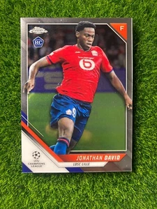TOPPS UCL CHROME 2021-2022 21/22 Jonathan David Rookie RC LOSC Lille - Picture 1 of 1
