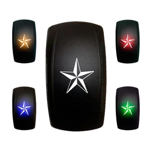 On/Off Marine Rocker Switch "Texas Star / Nautical Star" UTV RZR X3 Off Road 4x4 - Picture 1 of 17