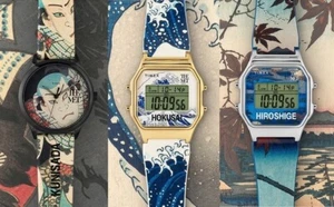 Timex × The MET Hokusai Hiroshige Kunisada ukiyo-e TW2W25200 Limited Japan - Picture 1 of 37