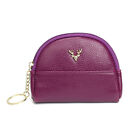 Pu Leather Key Coin Holder Bag Money Change Pouch Zippe Purse Wallet Box Women !