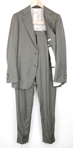 SUITSUPPLY Havana Patch Suit UK38R Men's Green Slim Wool Silk 2-Piece Set - Picture 1 of 14