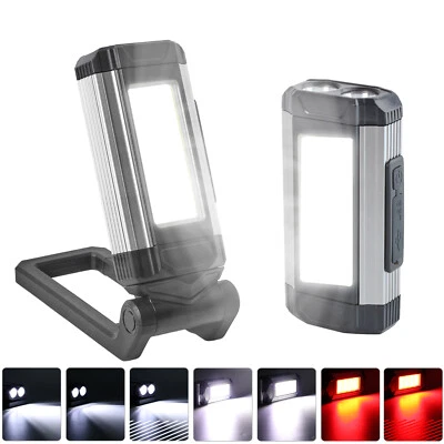 AUTOXBERT LED COB KFZ Arbeitsleuchte Akku Werkstattlampe Handlampe Taschenlampe mit Magnet