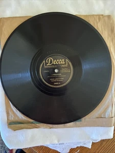 LOUIS ARMSTRONG (I Wonder / Jodie Man) POP 78 RPM Decca 18652 VG+ - Picture 1 of 5