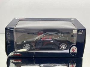 MONDO MOTORS 50041 MASERATI GRAN TURISMO 2007 -BLACK 1:18- GOOD IN BOX - Picture 1 of 8