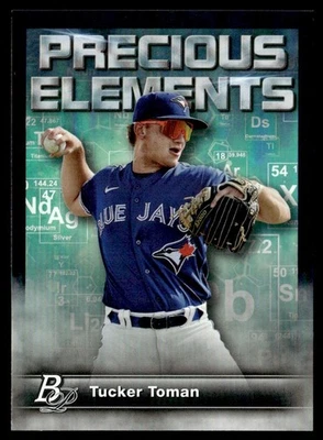2023 Bowman Platinum Precious Elements Tucker Toman #PE-29 - Image 1 of 2