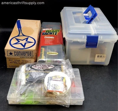 Lote Mixto Bolso Zebco Ready Tackle Spinning Fishkit Foto 1 de 4