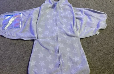 Manta de vellón Halo SleepSack color gris con envoltura ajustable Foto 1 de 4