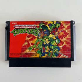 Konami Teenage Mutant Ninja Turtles RC853 Famicom NES Action Game Cartridge