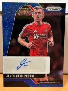 2024-25 Panini Prizm Premier League FOTL James Ward-Prowse Blue Shimmer Auto - Foto 1 di 2