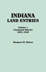 Margaret R Waters Indiana Land Entries. Volume I (Paperback) (UK IMPORT) - Picture 1 of 1