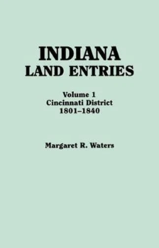 Margaret R Waters Indiana Land Entries. Volume I (Paperback) (UK IMPORT) - Image 1 of 1