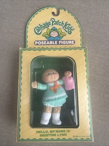 1984 Cabbage Patch Kids Poseable Figure Kristine Lynn con scatola - Foto 1 di 5