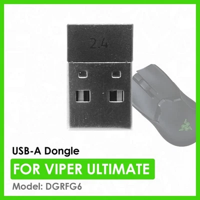 Genuine Razer USB-A Dongle for Viper Ultimate Gaming Mouse | Black | DGRFG6 - Image 1 of 4