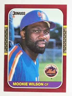 1987 Donruss Opening Day #129 Mookie Wilson - Image 1 of 2