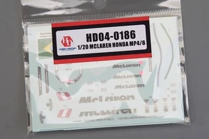 Hobby Design HD04 0186 McLaren Honda MP4 6 decalcomania 1 ricambi modello... - Foto 1 di 2