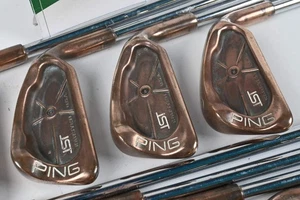 Ping ISI BeCu Irons / 3-PW+SW / Black Dot / Regular Flex Steel Shafts - Picture 1 of 7