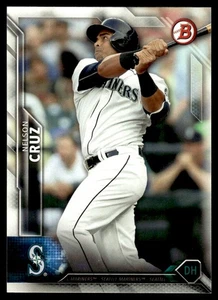 2016 Bowman Nelson Cruz Seattle Mariners #81 - Picture 1 of 2
