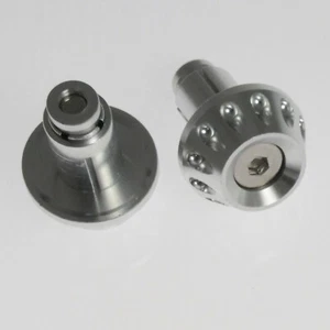 Motorcycle Bar End 13& 17mm Scooter Weights Universal Handlebar Motorbike Chrome - Picture 1 of 1