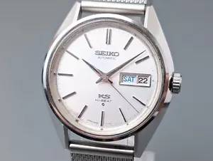 1971 King Seiko Hi-Beat 5626-7110 Automatic Day Date Men's Watch Vintage - Picture 1 of 15