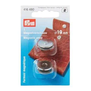 Magnetverschluss Magnetknopf silber 19mm Prym 416480 Taschen Verschluß - Bild 1 von 2